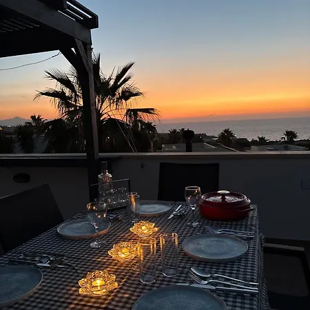Hébergement de vacances Peaceful Cyprus Beach, Pool Sunsets
